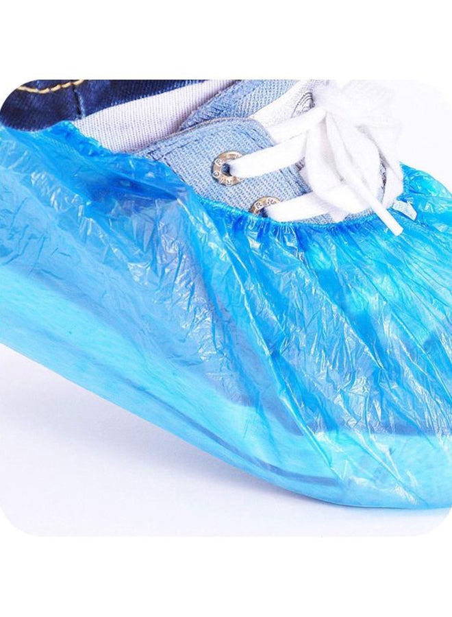 Silverline 100 Pairs Disposable Shoe Covers Multicolour One Size Blue  - Image 4