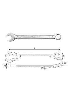 Yato Combination Spanner 20mm YT-0349 silver  - Image 2