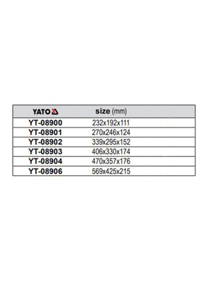 Yato Hermetic Tool Box 270x246x124mm YT-08901 Black 270x246x124mm  - Image 3