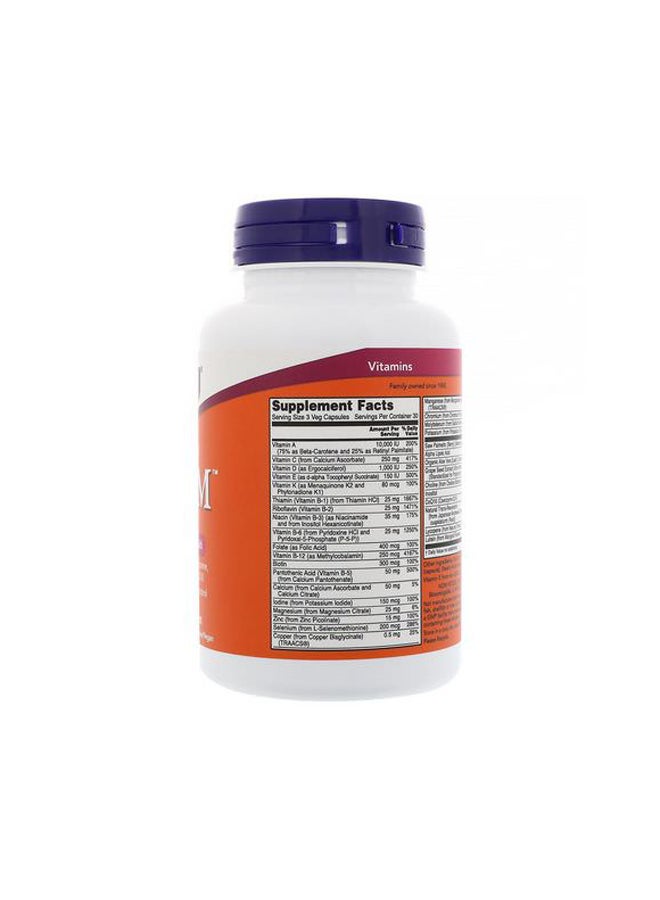 Now Foods - Adam Men'S Multiple Vitamin 60 Tablets - Image 1