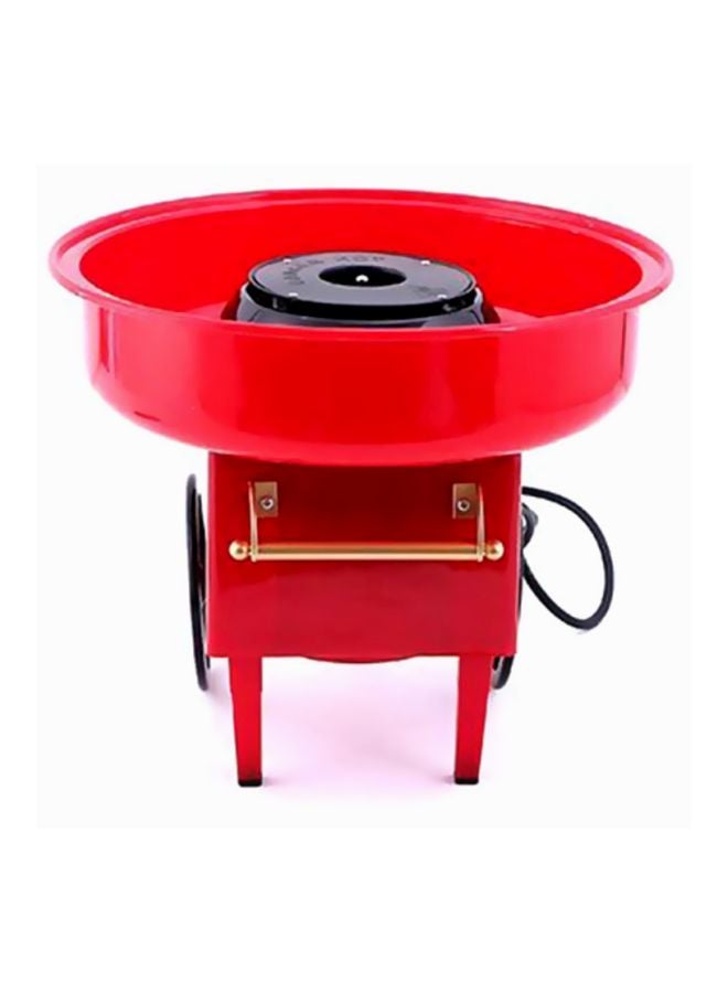 GEEPAS - Cotton Candy Maker, Mini Candy Maker, Retro Style Design | Great Gift for Birthday Parties, Children's Day and Christmas Day | Colour Candy 500 W GCM831 Red/Black - Image 1