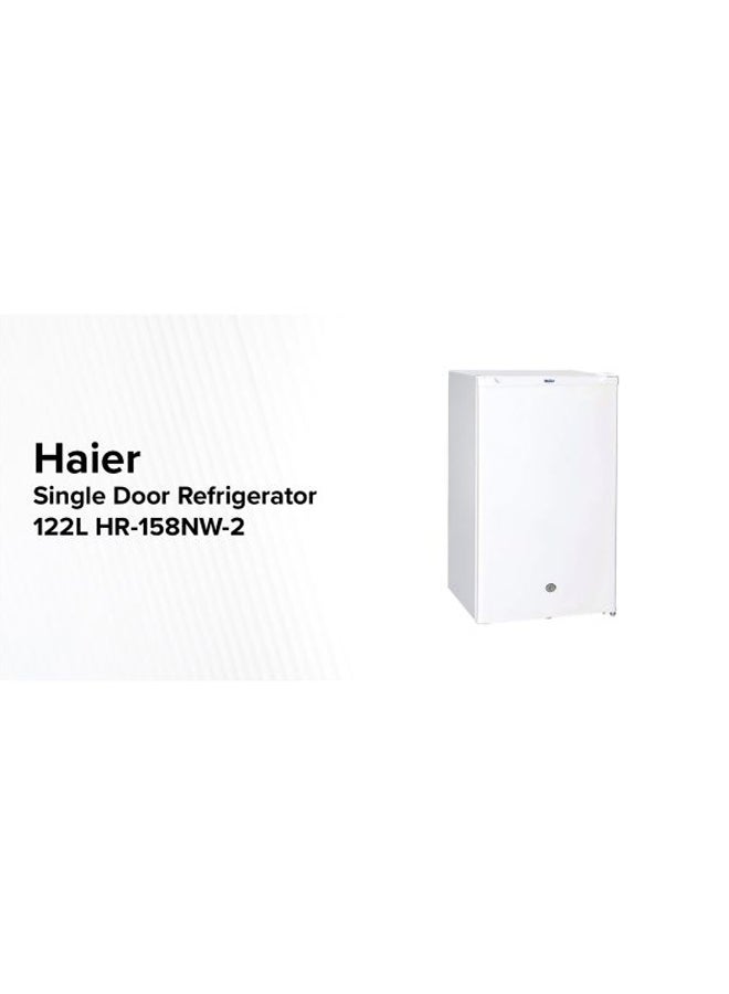 هاير - ثلاجة صغيرة بباب واحد 122 L HR-158NW-2 أبيض - Image 1