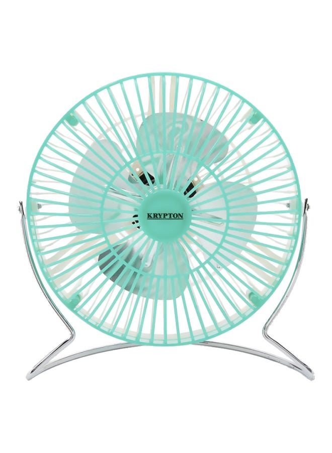 كريبتون مروحة صغيرة مقاس 7 بوصات مزودة بمنفذ USB KNF6039 أخضر - Image 1