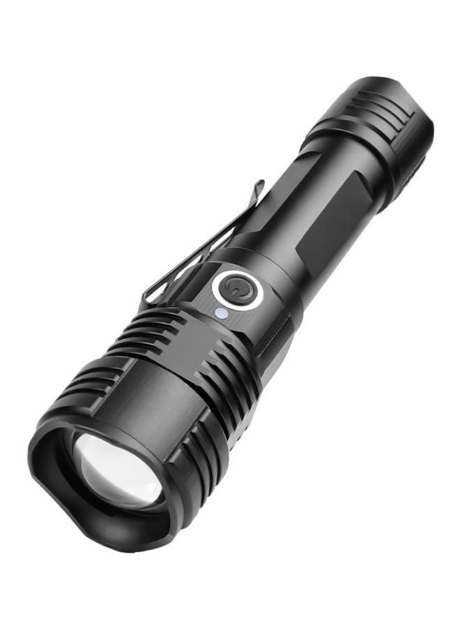 Beauenty USB Charging Tactical Flashlight Black 17x4.5x3cm  - Image 1