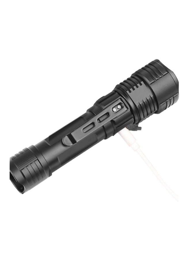 Beauenty USB Charging Tactical Flashlight Black 17x4.5x3cm  - Image 2