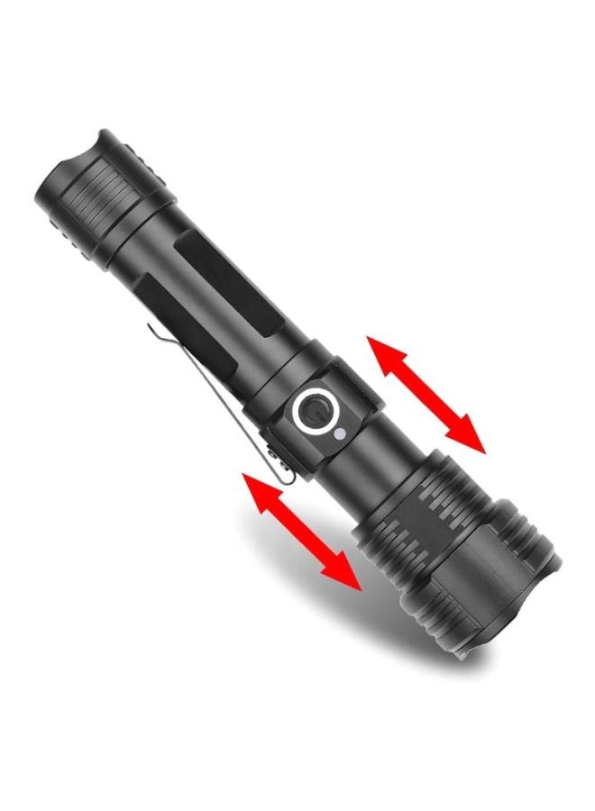 Beauenty USB Charging Tactical Flashlight Black 17x4.5x3cm  - Image 3