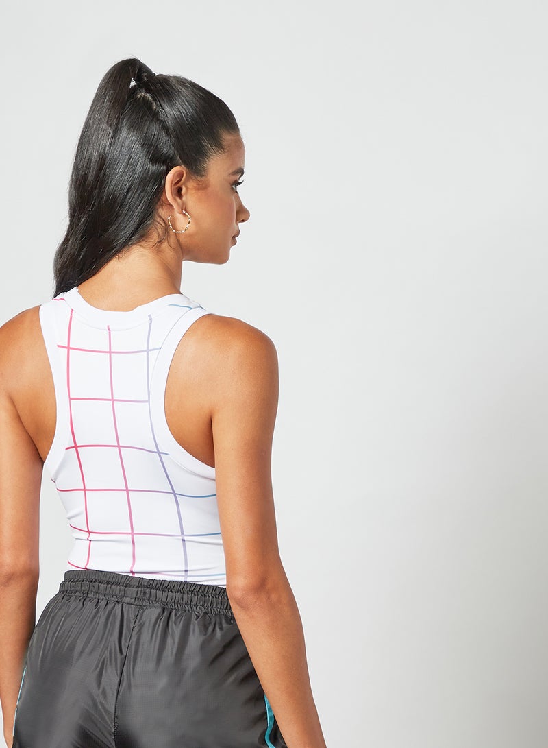FILA - Athena Racerback Bodysuit White - Image 1