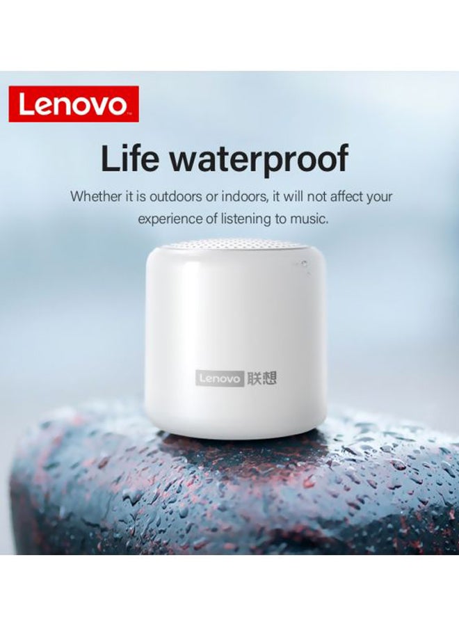Lenovo Mini Wireless Bluetooth 5.0 Speaker White/Grey  - Image 3