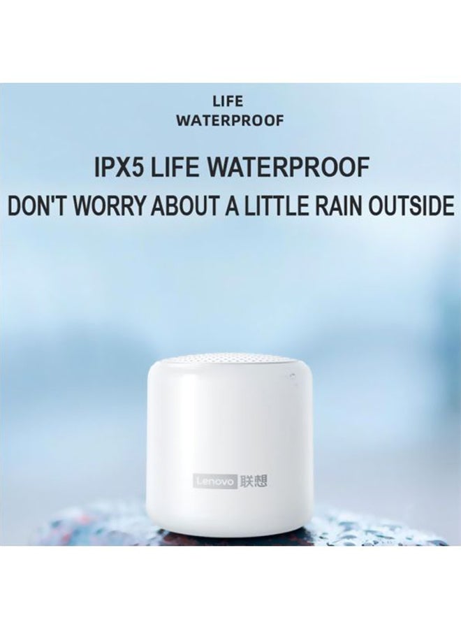Lenovo Mini Wireless Bluetooth 5.0 Speaker White/Grey  - Image 5
