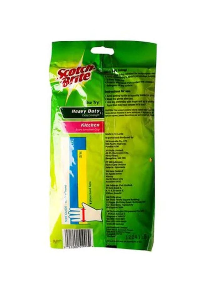 Scotch Brite Multi-Purpose Cleaning Gloves Yellow - Image 4