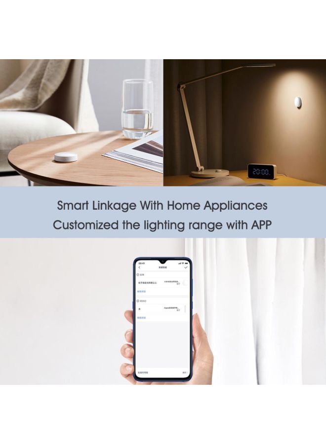 Xiaomi - Mijia Smart Light Sensor Detection White 40x40x12mm - Image 1