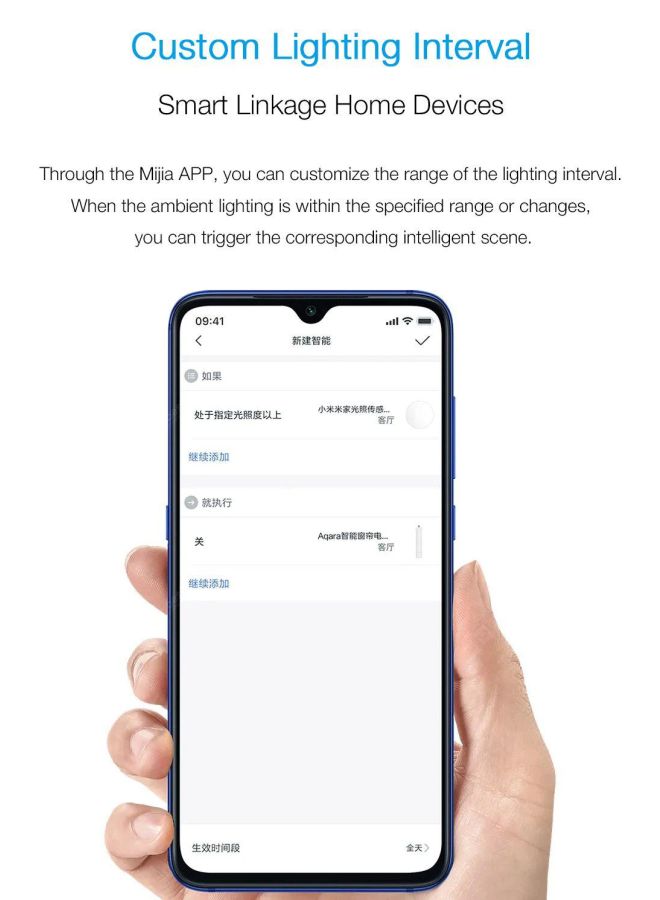 Xiaomi - Mijia Smart Light Sensor Detection White 40x40x12mm - Image 1