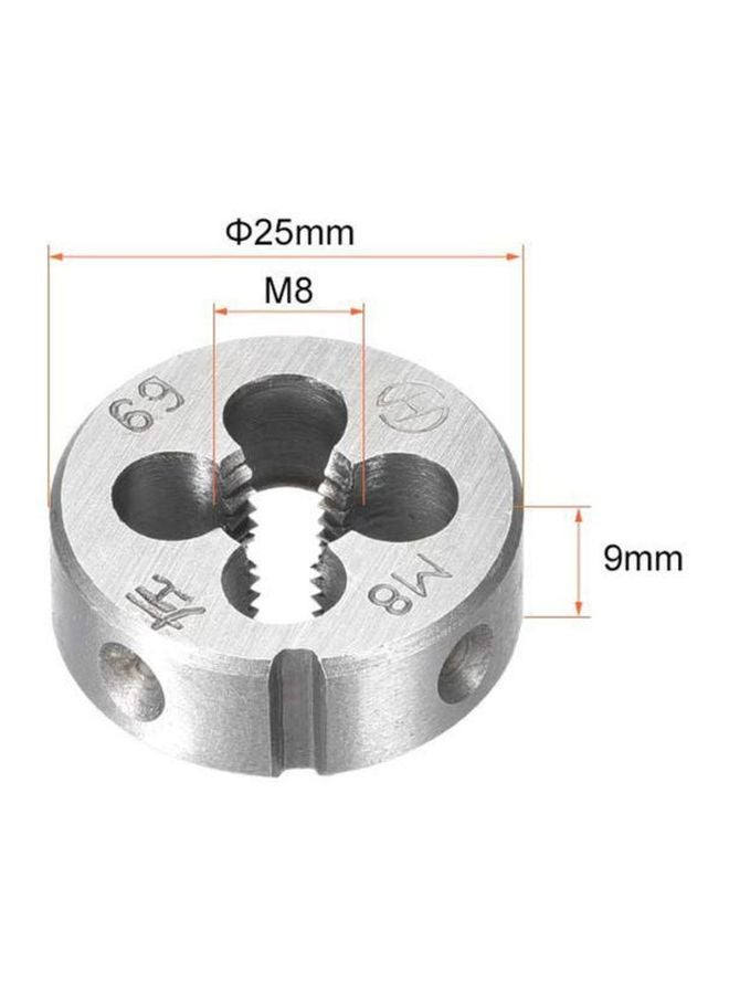 Yato Round Thread Die, M7 25mmx9mm YT-2964 Silver - Image 3