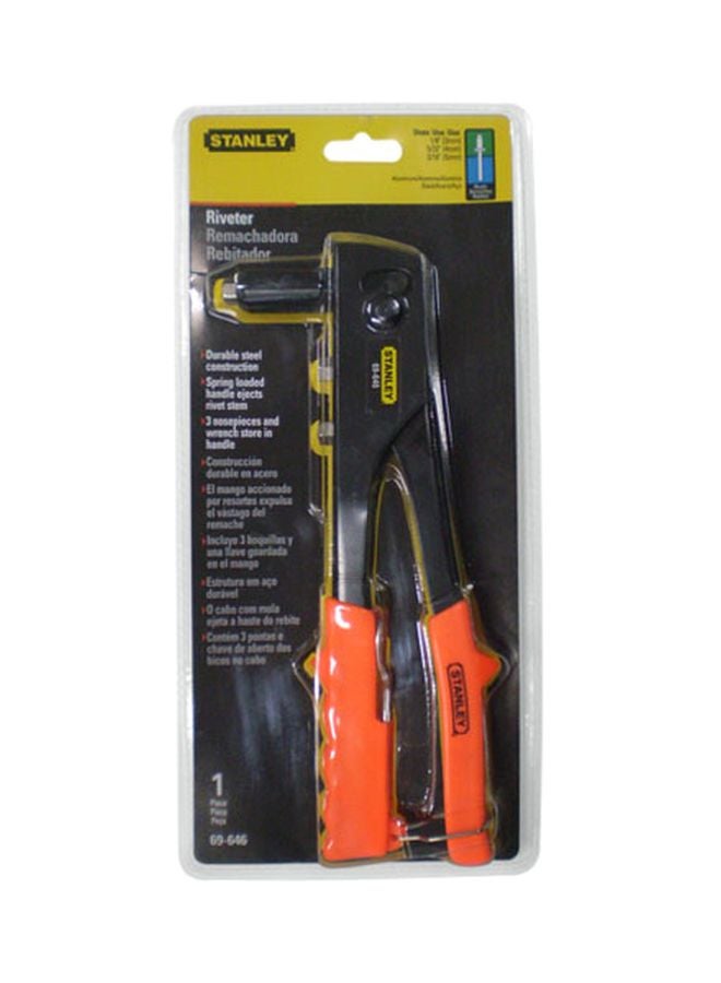 Stanley Hand Riveter Black/Red 30x14.5x4cm  - Image 4