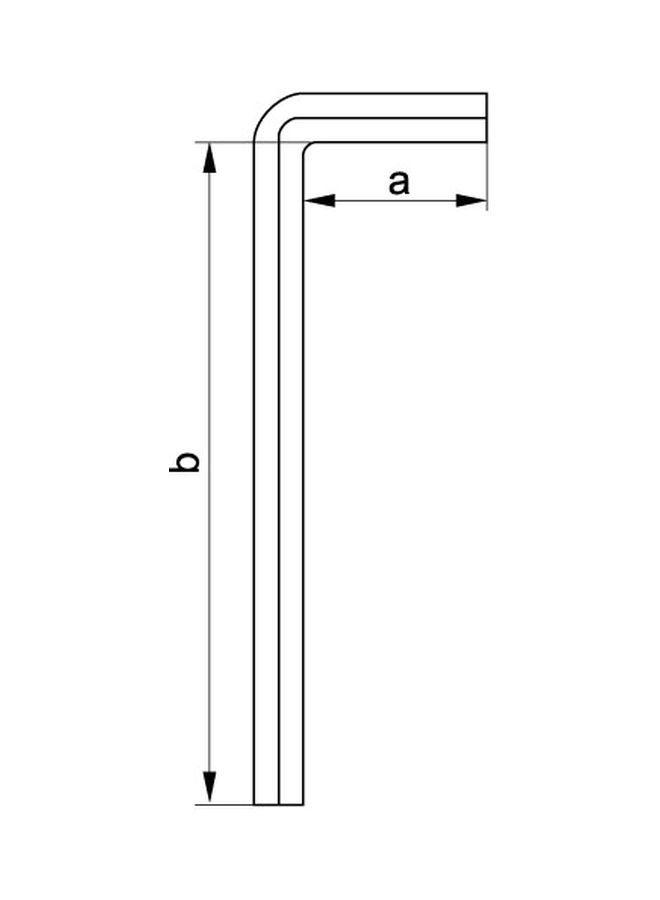 Yato Extra Long Hex Key 2.0mm YT-5761 Silver - Image 2
