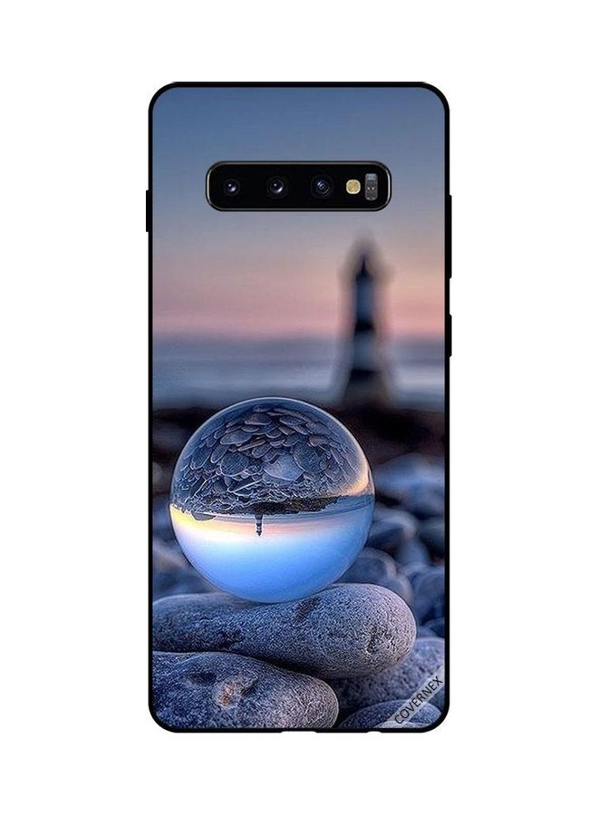 Covernex Samsung Galaxy S10 Plus Protective Case Cover Printed Featuring Awesome Photgraphy Of Nature In Round Glass DESIGN_0014 - Image 1