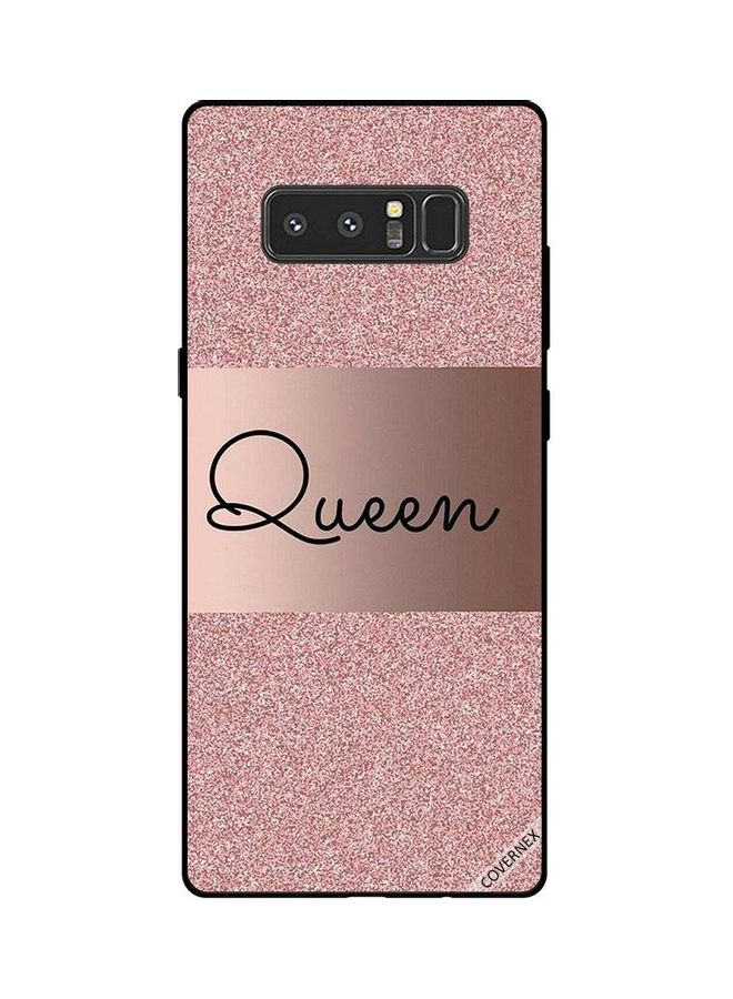 Covernex Samsung Galaxy Note 8 Protective Case Cover Printed Featuring Queen Glitters Bg DESIGN_0230 - Image 1