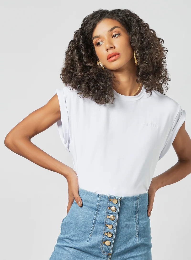 The Fifth Cap Sleeve Top Ivory