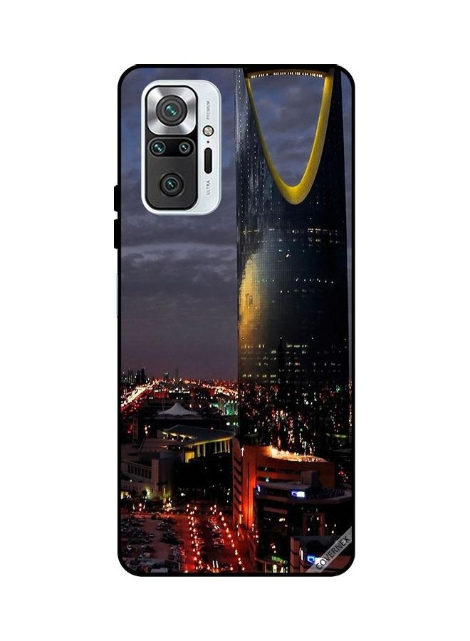 Covernex Xiaomi Redmi Note 10 Pro 4G Protective Case Cover Printed Featuring Faisaleya Tower View At Evening DESIGN_0104 - Image 1