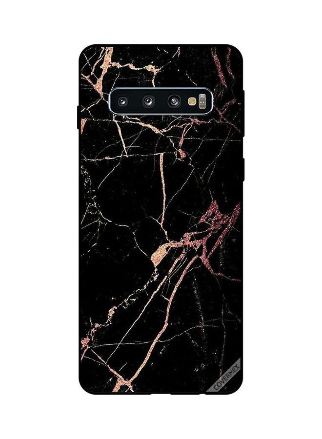 كوفرنيكس غطاء حماية واقِ لهاتف سامسونج جالاكسي S10 أسود/ وردي/ بيج - Image 1