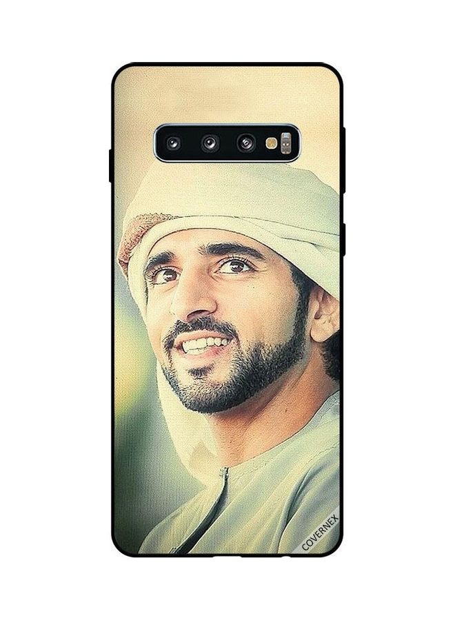 Covernex Protective Case Cover For Samsung Galaxy S10 Shiekh Hamdan Smiling - Image 1