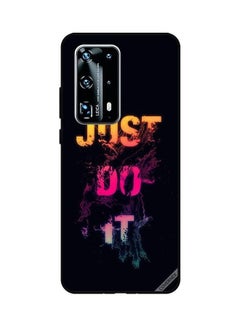 كوفرنيكس غطاء حماية واقٍ لهاتف هواوي P40 برو بلس مطبوع بعبارة "Just Do It"  - Image 1