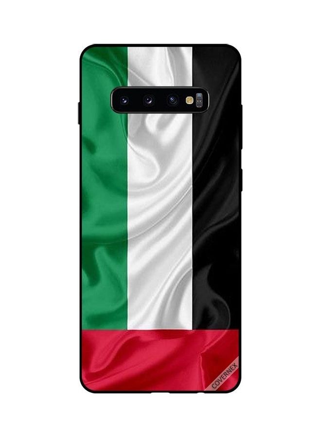 Covernex UAE Flag Cloth Protective Case Cover For Samsung Galaxy S10 Plus Multicolour - Image 1