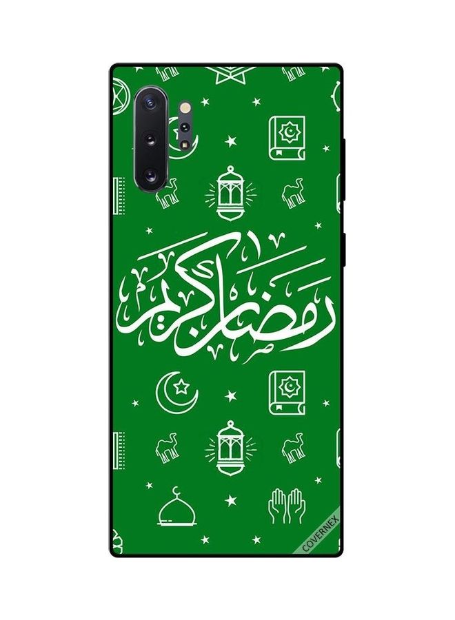 Covernex Samsung Galaxy Note 10 Plus Protective Case Cover Printed Featuring Ramadan Kareem Green DESIGN_0232 - Image 1