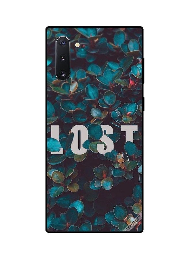 Covernex Samsung Galaxy Note 10 Protective Case Cover Printed Featuring Lost In Leaves DESIGN_0176 - Image 1