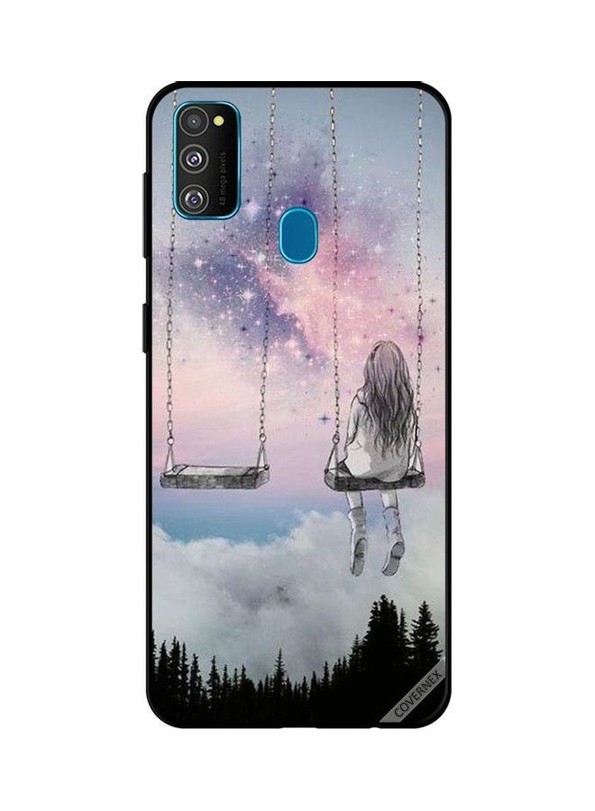 Covernex Protective Case Cover For Samsung Galaxy M30s Alone Sad Girl Multicolour