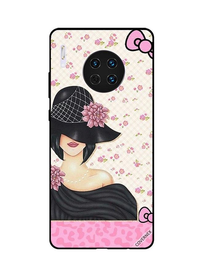 Covernex Hat Girl Printed Protective Case Cover For Huawei Mate 30 Multicolour
