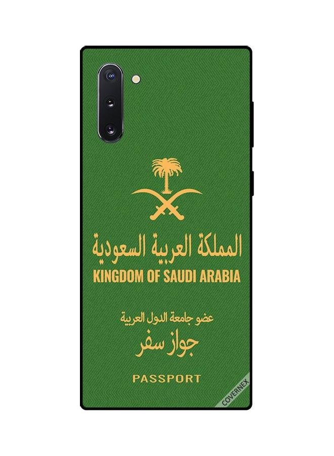 Covernex Samsung Galaxy Note 10 Protective Case Cover Printed Featuring Ksa Passport DESIGN_0163 - Image 1