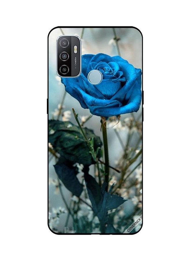 كوفرنيكس غطاء حماية واقٍ بطبعة زهرة في المساء لهاتف أوبو A53/A53S متعدد الألوان