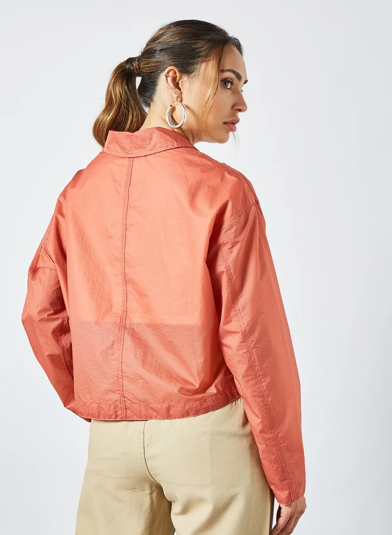 CONVERSE ​Sheer Chore Coat Jacket Pink