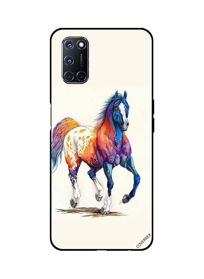 Covernex Colorful Horse Design Protective Case Cover For Oppo A52/A72/A92 Multicolour