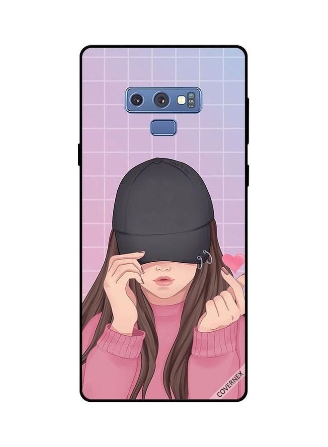 Covernex Snap Love Cap Girl Design Protective Case Cover For Samsung Galaxy Note 9 Multicolour