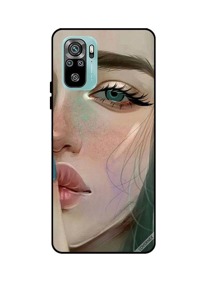 كوفرنيكس غطاء حماية واقٍ لهاتف شاومي ريدمي نوت 10 تصميم فتاة حزينة - Image 1
