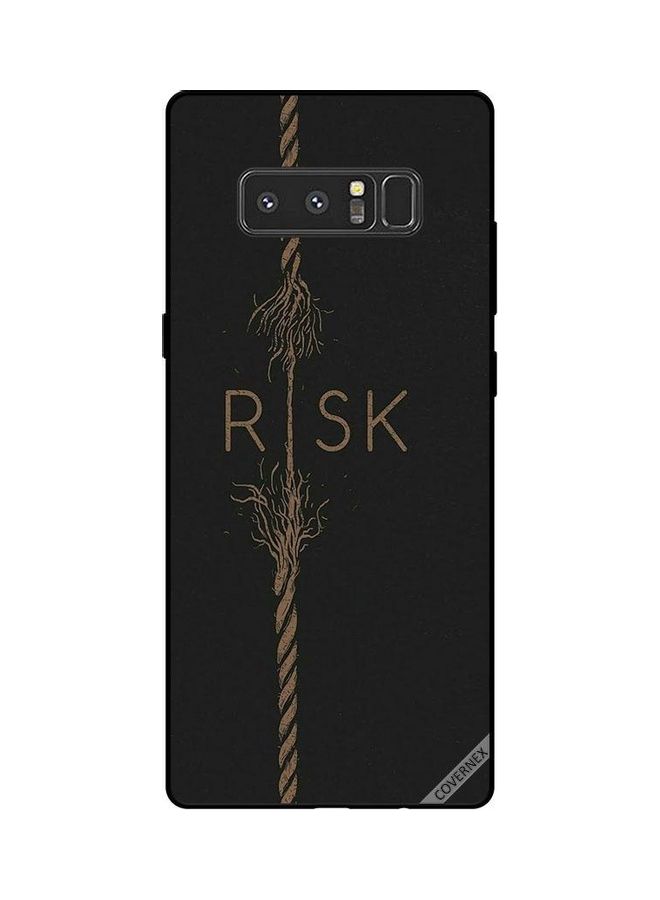Covernex Samsung Galaxy Note 8 Protective Case Cover Printed Featuring Risk DESIGN_0239 - Image 1