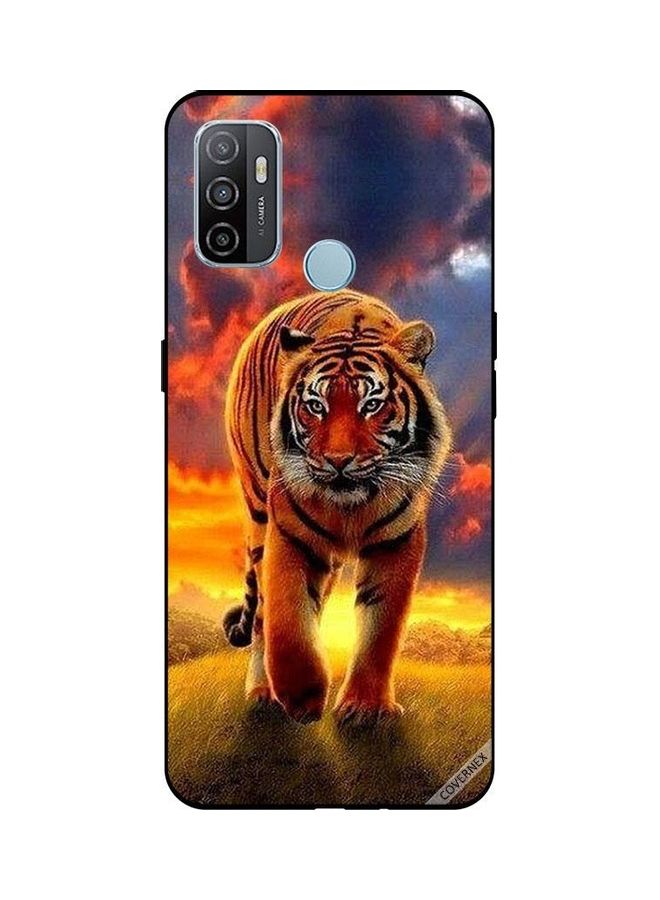 Covernex Oppo A53s Protective Case Cover Printed Featuring Leopard DESIGN_0166 - Image 1