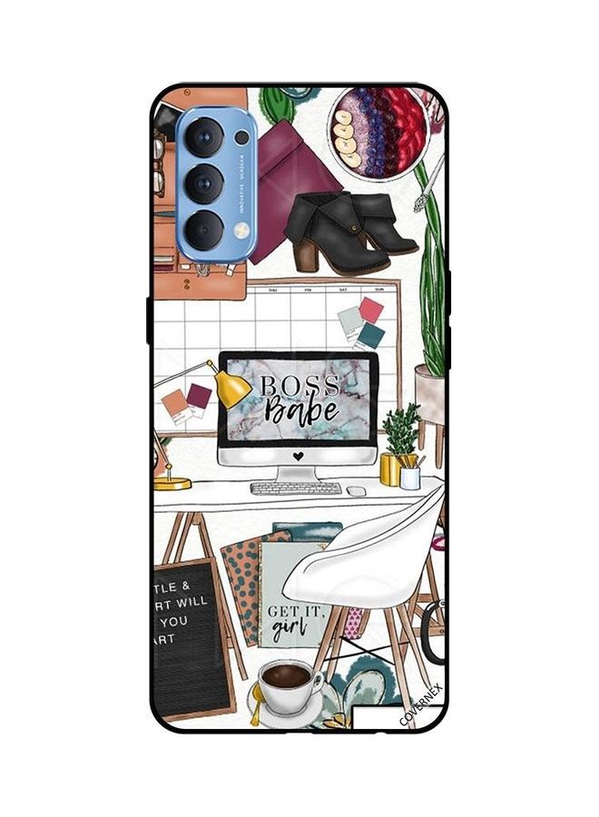 Covernex Protective Case Cover For Oppo Reno4 Boss Babe - Image 1