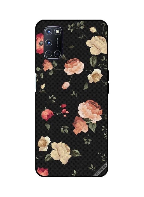 Colorful Lotus Design Protective Case Cover For Oppo A52/A72/A92 Multicolour