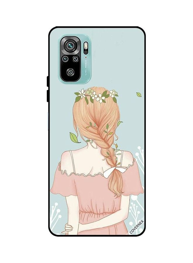كوفرنيكس غطاء حماية واقٍ لهاتف شاومي ريدمي نوت 10 نمط فتاة واقفة تبدو جميلة - Image 1