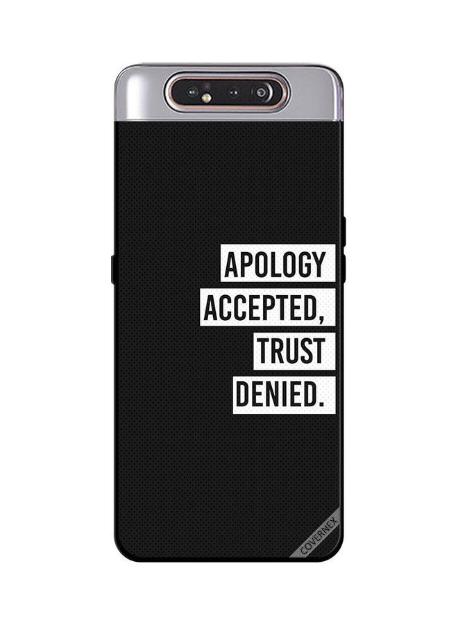 Covernex Protective Case Cover For Samsung Galaxy A80 Black/White - Image 1