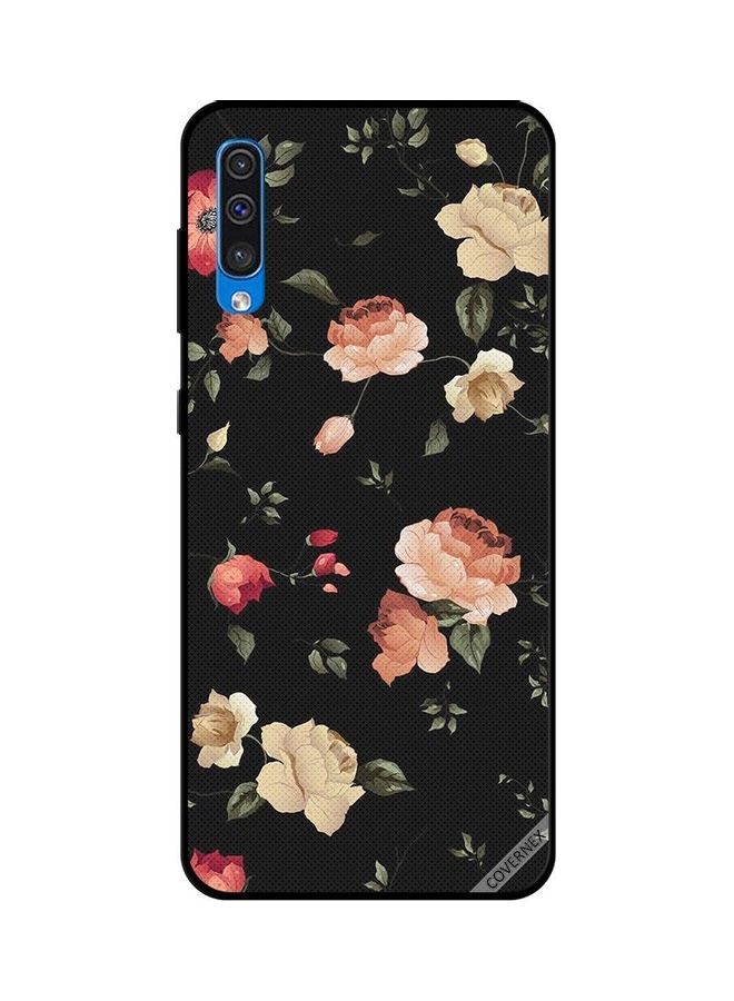 Covernex Colorful Lotus Printed Protective Case Cover For Samsung Galaxy A50 Multicolour 