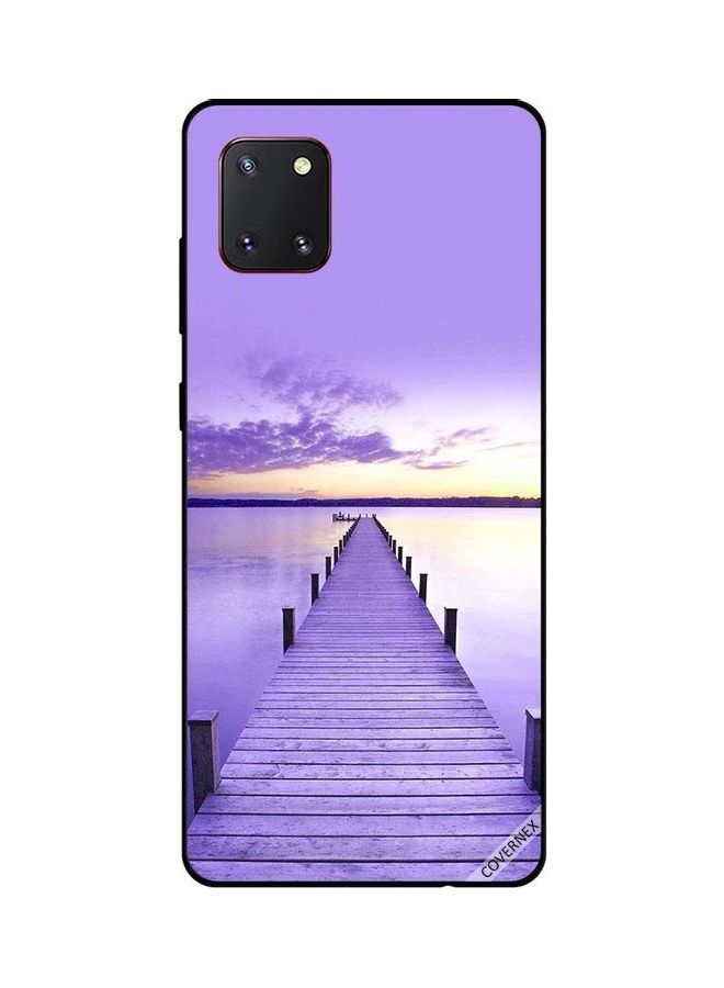 Covernex Samsung Galaxy Note 10 Lite Protective Case Cover Printed Featuring Pathway To Sea DESIGN_0213 - Image 1
