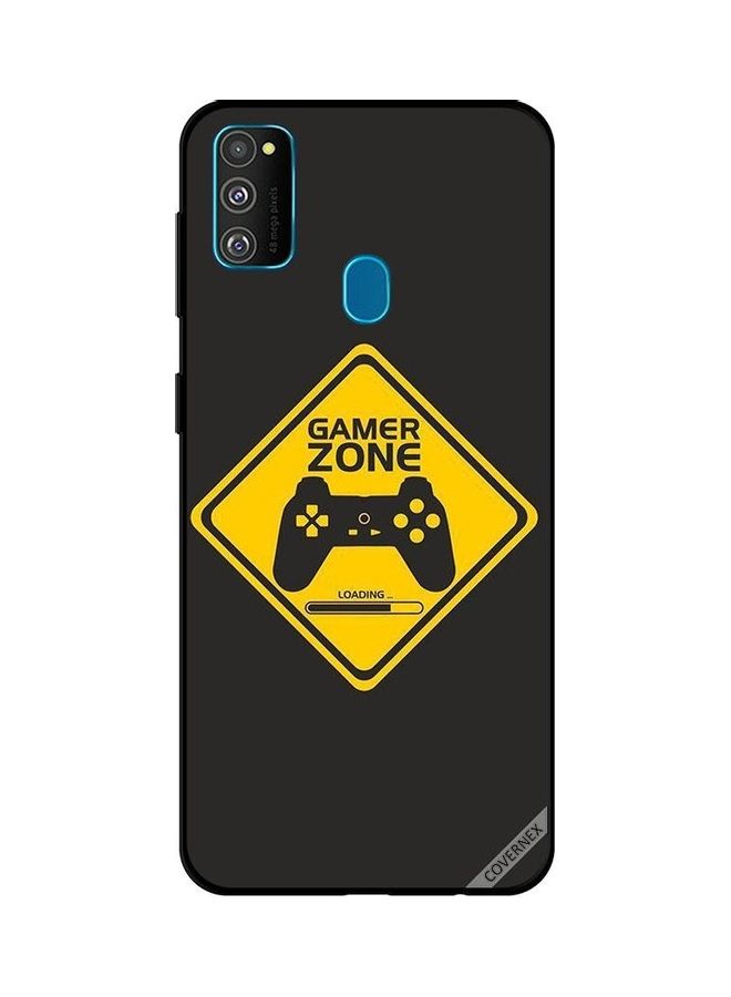Covernex Gamer Zone Loading Printed Protective Case Cover For Samsung Galaxy M30s Black/Yellow