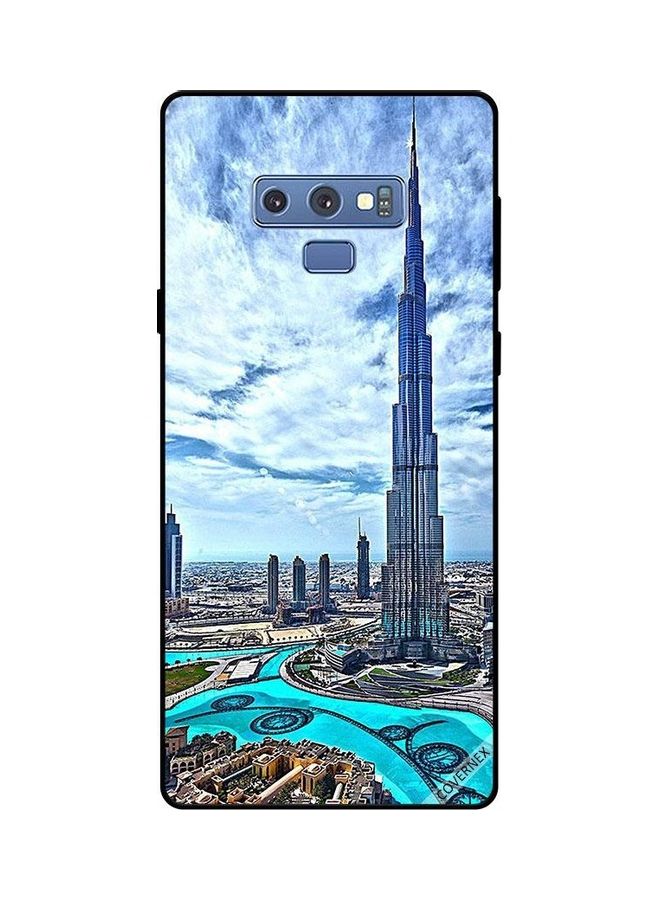 Covernex Samsung Galaxy Note 9 Protective Case Cover Printed Featuring Burj Khalif Touching Clouds DESIGN_0053 - Image 1