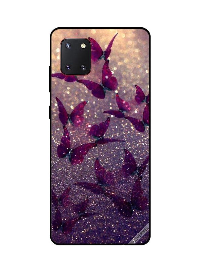 Covernex Protective Case Cover For Samsung Galaxy Note10 Lite Glitter Butterflies - Image 1