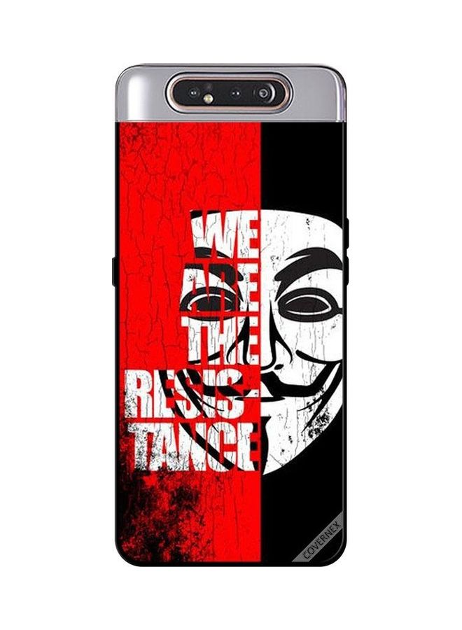 كوفرنيكس غطاء حماية واقٍ لهاتف سامسونج جالاكسي A80 أحمر / أسود / أبيض