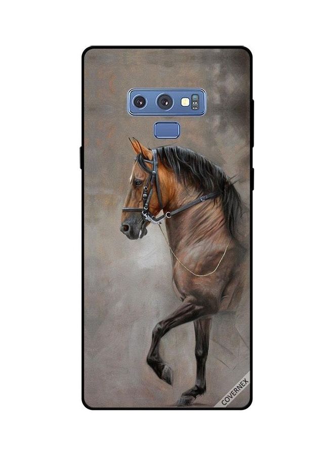 Covernex Vintage Picture Of Horse Printed Protective Case Cover For Samsung Galaxy Note 9 Multicolour